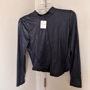 Free people black long sleeve